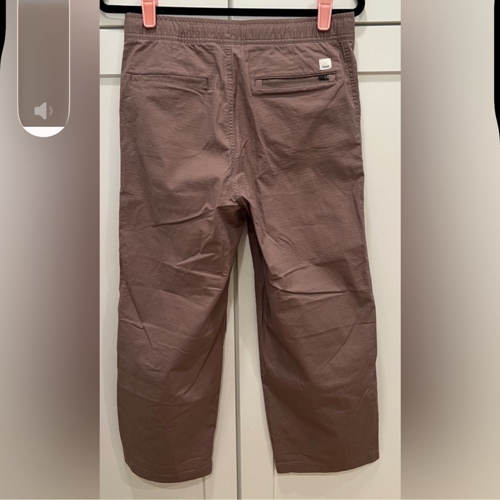 VUORI WOMEN'S CROPPED RIPSTOP PANTS IN HAZEL, SIZE M. - Picture 6 of 15